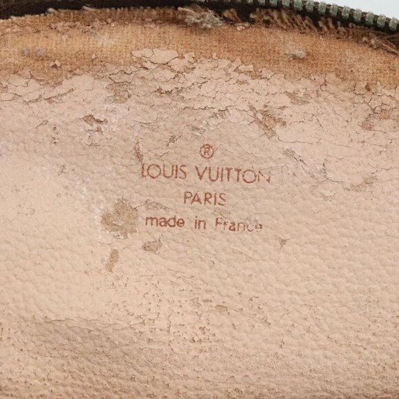 LOUIS VUITTON Monogram Trousse Demi Ronde Cosmetic Pouch M47520 LV Auth 101823 - Picture 10 of 16